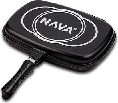 Γκριλιέρα Διπλή Funtzio με Αντικολλητική Επίστρωση Stone 36cm