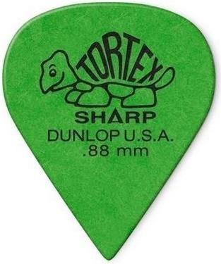 Πέννες Κιθάρας Dunlop 412P.88 Tortex Sharp .88mm 12τμχ Πράσινο