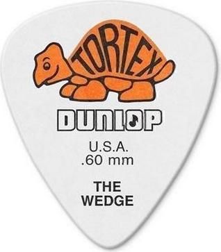 Πέννες Κιθάρας Dunlop 424P.60 Tortex Wedge .60mm 12τμχ Λευκό