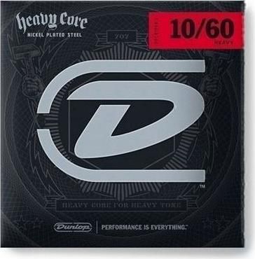 Χορδές Dunlop DHCN1060 Heavy Core Ηλεκτρικής Κιθάρας Set 10-60