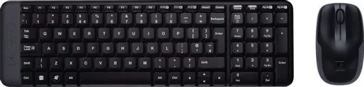 Logitech MK220 Ασύρματο Σετ Πληκτρολόγιο & Ποντίκι Αγγλικό US