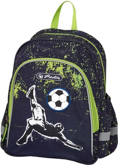 Σχολική Τσάντα Πλάτης Δημοτικού Herlitz 50020706 Motivrucksack Kick it Μαύρο
