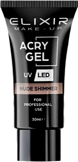Gel Νυχιών Elixir Acry Gel 718 Nude Shimmer 30m