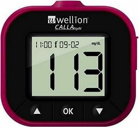 Wellion Calla Light Μετρητής Σακχάρου Blackberry