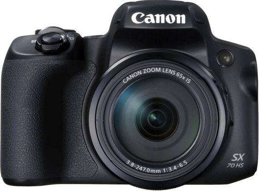 Compact Φωτογραφική Μηχανή Canon PowerShot SX70 HS 20.3MP με Οθόνη 3" & Ανάλυση Video 4K UHD Μαύρο