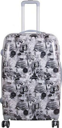 Βαλίτσα Μεγάλη Σκληρή 73x29x49cm Γκρι