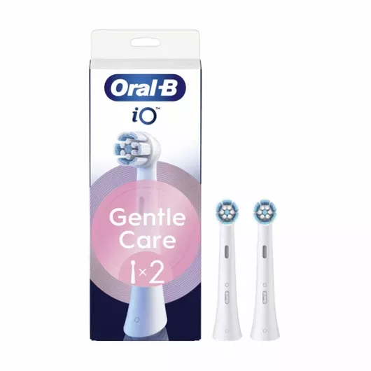 Oral-B iO Gentle Care Ανταλλακτικές Κεφαλές για Ηλεκτρική Οδοντόβουρτσα 2τμχ
