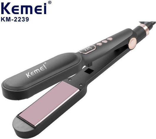 Kemei KM-2239 Πρέσα Μαλλιών με Κεραμικές Πλάκες 55W