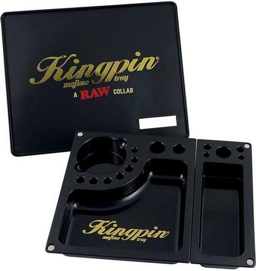 Rolling Tray Raw & Kingpin Mafioso Large Plastic