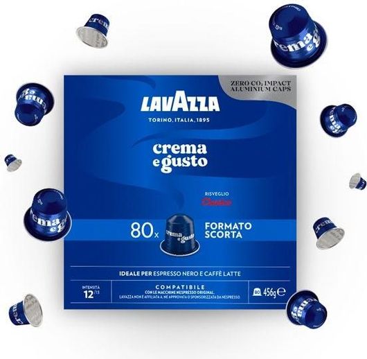 Κάψουλες Lavazza Espresso Crema&Gusto Classico Συμβατές με Μηχανή Nespresso 80caps