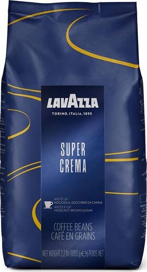 Καφές Espresso Lavazza  Super Crema σε Κόκκους 1000gr