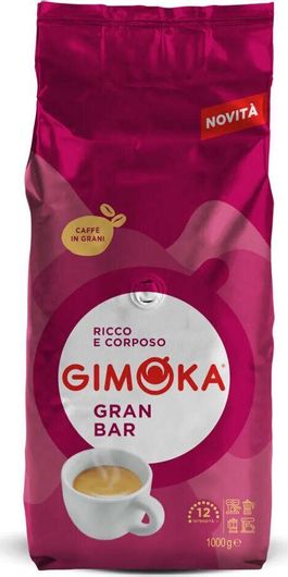 Καφές Espresso Gimoka  Arabica Gran Bar σε Κόκκους 1000gr