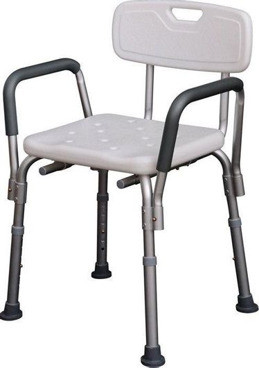 HomCom Κάθισμα Μπάνιου με Πλάτη 85cm 72-0007