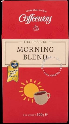 Καφές Φίλτρου Coffeeway Morning Blend Αλεσμένος 250gr