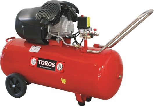 Κομπρεσέρ Αέρος Toros TM 100/3 Μονοφασικό με Ισχυ 3hp & Αεροφυλάκιο 100lt