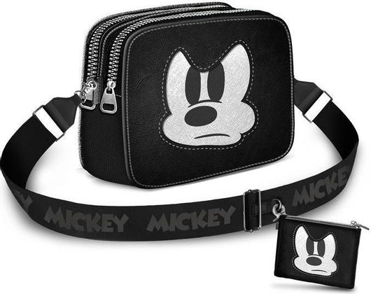 Παιδική Τσάντα Βόλτας Ώμου Mickey Μαύρο