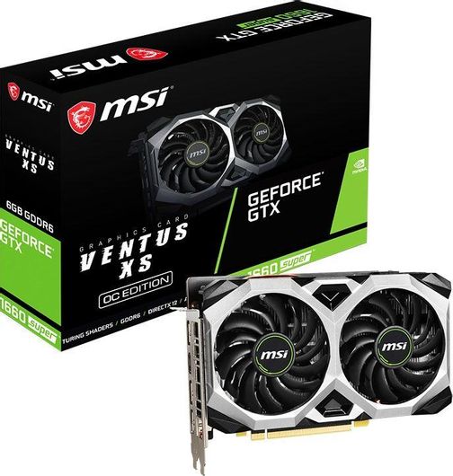 Κάρτα Γραφικών MSI GeForce GTX 1660 Super 6GB GDDR6 Ventus XS OC
