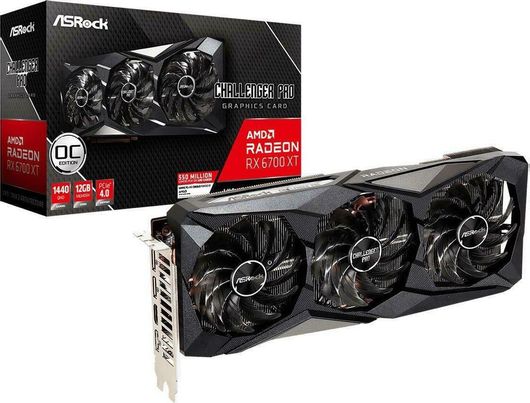 Κάρτα Γραφικών ASRock Radeon RX 6700 XT 12GB GDDR6 Challenger Pro OC