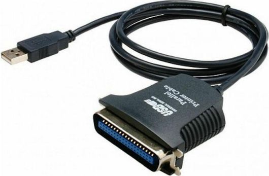 Καλώδιο Σειριακά-Ps/2 De Tech USB 2.0 σε Parallel 36-pin male 1m