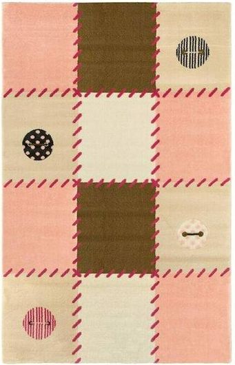 Παιδικό Χαλί Saint Clair 115x175cm Patchwork Ροζ