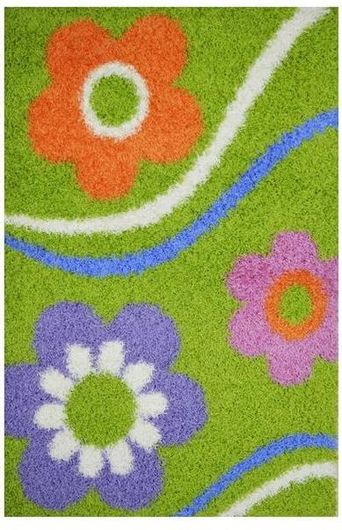 Παιδικό Χαλί Sprintzio 66x200cm 50mm Next Shaggy Πράσινο