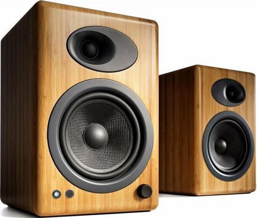 Αυτοενισχυόμενα Ηχεία Audioengine A5+ 2 Δρόμων 50W Ζεύγος Καφέ