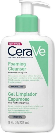 Gel Καθαρισμού Προσώπου CeraVe Foaming Cleanser 236ml