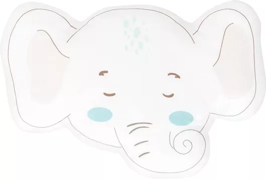 Διακοσμητικό Μαξιλάρι Κούνιας Kikka Boo Elephant Time 45x30cm Λευκό