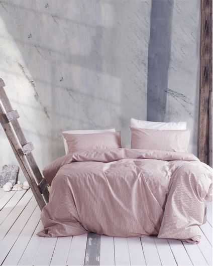 Σετ Μαξιλαροθήκες Rythmos Isandro 50x70cm Ροζ