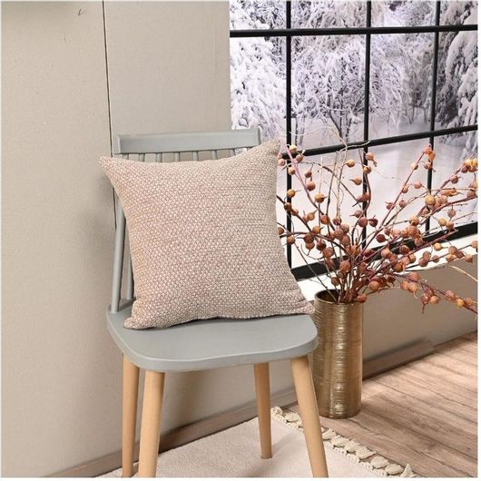 Μαξιλαροθήκη Teoran Utah 12 Βαμβάκι & Πολυεστέρας 30x50cm Ροζ