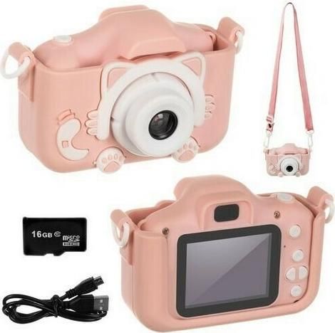 Φωτογραφική Μηχανή 16951 Compact 3MP με Οθόνη 2" Video Full HD 1080p Ροζ