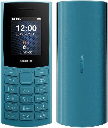 Κινητό Απλής Χρήσης Nokia 105 2023 Dual με Κουμπιά Ελληνικό Μενού Cyan Blue