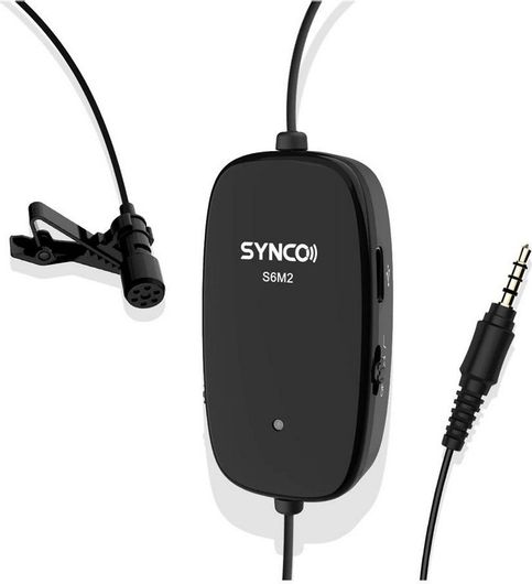Μικρόφωνο Synco Πυκνωτικό 3.5mm Lav-S6M2 Πέτου για Κάμερα