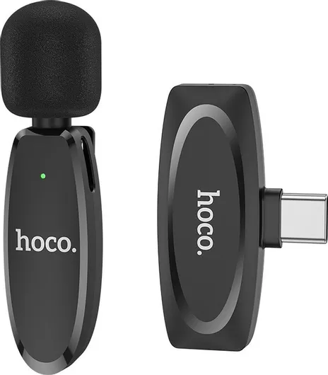 Μικρόφωνο Hoco Ασύρματο Πυκνωτικό L15 Πέτου Φωνής Type C