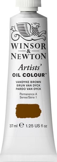 Χρώμα Λαδιού Winsor & Newton Artists Oil Series 1 37ml Vandyke Brown