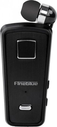 Fineblue F980 In-ear Bluetooth Handsfree Ακουστικό Πέτου Μαύρο
