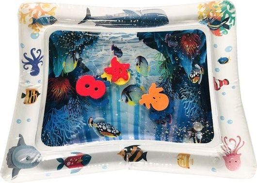 Στρωματάκι Νερού SK1160981 Φουσκωτό με Ζωάκια 60x50cm 3τμχ Λευκό