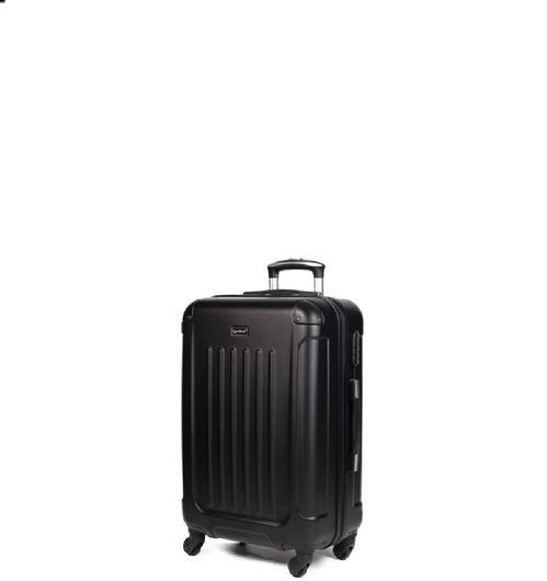 Βαλίτσα Ταξιδίου Cardinal Καμπίνας Σκληρή Ύψους 50cm με 4 Ρόδες Μαύρο