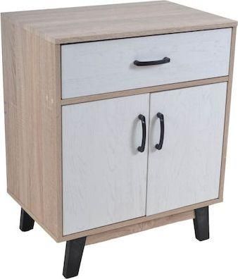 Μπουφές Ankor 825820 Ξυλινος με Συρτάρια 60x40x74cm Λευκό