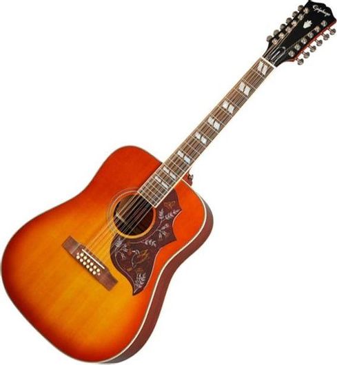 Ηλεκτροακουστική Κιθάρα Epiphone Hummingbird 12 Aged Cherry Sunburst IGMTHUM12ACHNH1 Δωδεκάχορδη