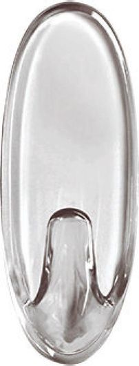 Γαντζάκια 3Μ Αυτοκόλλητα Μεσαία Σετ 2τμχ Διάφανο