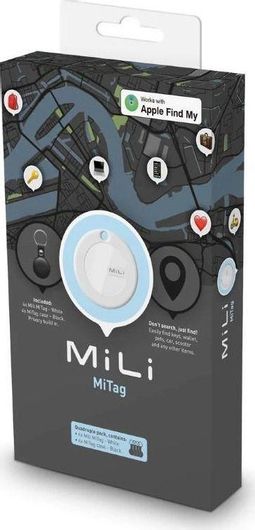 Bluetooth Tracker MiLi Συμβατό με Apple Find my Device Μαύρο