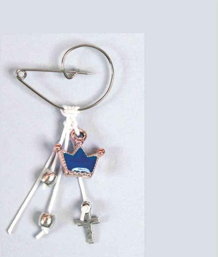 Μαρτυρικό Βάπτισης Mouchtaris Collection με Παραμάνα Μεταλλικό για Κορίτσι 50τμχ Ασημί
