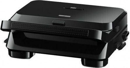 Τοστιέρα Braun SM5001 με Αποσπώμενες Πλάκες για 2 Τοστ 800W Μαύρο