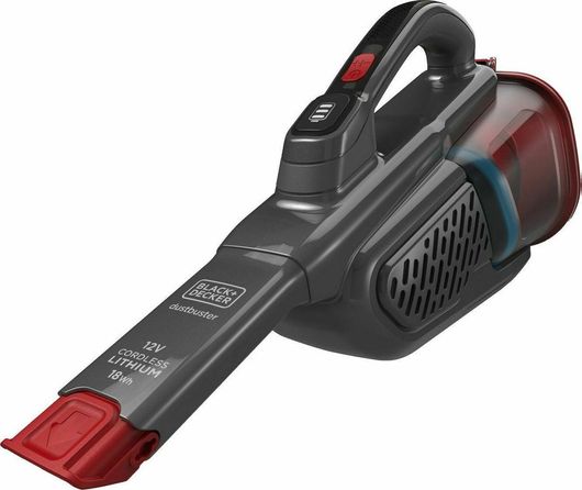 Black & Decker Επαναφορτιζόμενο Σκουπάκι Χειρός 12V Grey/Red