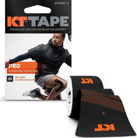 Ταινία Κινησιοθεραπείας KT Tape Pro Precut 25cm x 5m 20τμχ Μαύρο