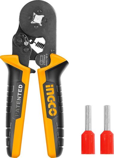 Πρέσα Ακροδεκτών Ingco Αυτορυθμιζόμενη Διατομής 0.25-10.6mm² Μήκος 150mm