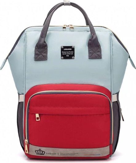 Τσάντα Αλλαξιέρα Πλάτης Lequeen 30x22x39cm Πολύχρωμο