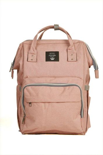 Τσάντα Αλλαξιέρα Πλάτης Qindu 27x18x40cm Ροζ