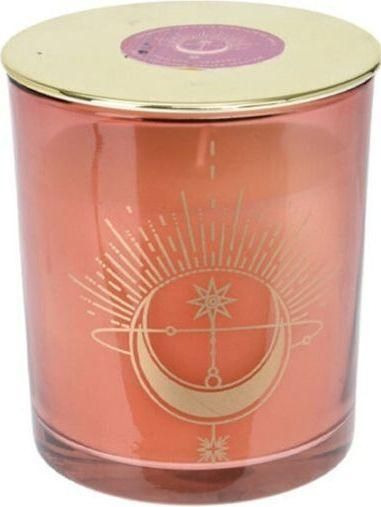 Αρωματικό Κερί Jk Home Deco Hot Rose σε Γυάλινο Ποτηράκι 9x10cm